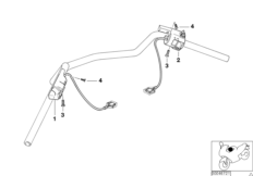 Przełącznik kombinowany na kierownicy (61_1669) dla BMW R 1150 GS Adv. 01 (0441,0492) USA