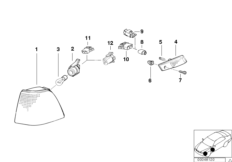 Lampa kierunkowskazu (63_0268) dla BMW 3' E36 316i 1.6 Com ECE