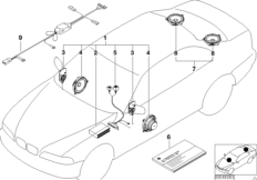 Sound Modul System (03_1430) dla BMW 3' E46 316i 1.9 Lim ECE