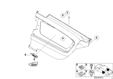 Tapicerka boczna -poduszka boczna (51_3731) dla BMW 3' E46 325Ci Cou USA