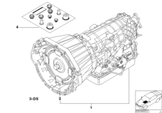Automatyczna skrzynia biegów A5S440Z (24_1287) dla BMW 8' E31 840Ci Cou ECE