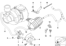 Sterowanie podciśnieniowe-turbospręż. (11_2337) dla BMW 7' E38 730d Lim ECE