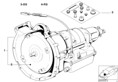 Automatyczna skrzynia biegów 3HP22 (24_0024) dla BMW 3' E30 320i 2-d ECE