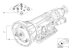 Automatyczna skrzynia biegów A5S300J (24_1314) dla BMW 5' E34 525i Lim ECE