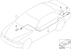 Wiązka przew. zmieniarki CD (65_1147) dla BMW 5' E39 520i Lim ECE