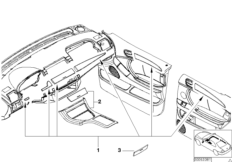 Dopos. - drew. szlach., topola rauchgrau (03_1380) dla BMW X5 E53 X5 4.4i SAV USA