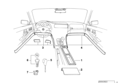 Ind. wersja z drew. szlach. (91_0156) dla BMW 8' E31 840Ci Cou ECE