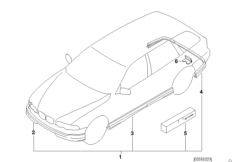 Pakiet aerodynamiczny (03_0868) dla BMW 3' E46 318i Tou ECE