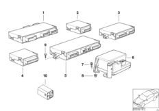 Sterowniki i moduły nadwozia (61_4881) dla BMW 3' E36 318is Lim ECE