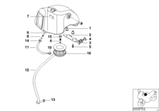 Tłumik szmerów ssania-elementy dod. (13_0893) dla BMW G 650 GS 09 (0178,0179) USA