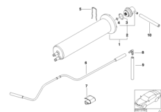 Filtr paliwa/Regulator ciśnienia (13_0863) dla BMW X5 E53 X5 4.4i SAV USA