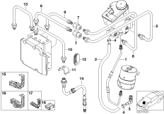 Przewód hamulcowy przedni DSC (34_1112) dla BMW 3' E46 M3 Cou USA