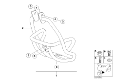 Pałąk ochronny silnika (46_0653) dla BMW F 650 GS Dakar 04 (0176,0186) ECE