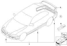 Pakiet aerodynamiczny (03_0865) dla BMW 3' E46 325Ci Cou USA