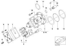Głowica cylindrów-Vanos (11_2674) dla BMW 5' E39 M5 Lim ECE