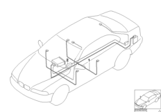 Wiązka przewodów audio (65_0748) dla BMW 3' E46 330Ci Cab ECE