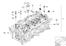 Głowica cylindrowa (11_3177) dla BMW 3' E46 318i Lim ECE