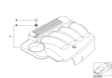 Akustyka silnika (11_3197) dla BMW X3 E83 LCI X3 2.0i SAV ECE