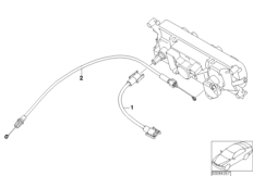 Various Bowden cables / shafts (64_1147) dla MINI R53 Cooper S 3-drzwiowy ECE