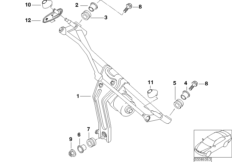 Inst.spryskiw.szyb kierown.praw.stronie (61_1484) dla MINI Cabrio R52 Cooper Cabrio ECE