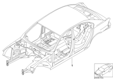 Szkielet karoserii (41_1400) dla BMW 7' E65 730d Lim ECE
