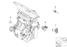 Opornik/czujnik temperatury (64_1163) dla MINI Cabrio R52 Cooper Cabrio USA