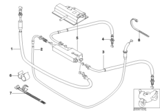 Linka cięgnowa/rozdzielacz linek (32_1273) dla BMW R 1150 R 01 (0429,0439) ECE