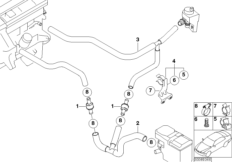 Zawory wodne ogrzewania postojowego (64_1174) dla BMW X5 E53 X5 3.0d SAV ECE