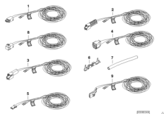 Kabel naprawczy pod. powietrznej (61_1219) dla BMW X5 E53 X5 4.4i SAV ECE