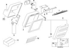 Kufer boczny różny/Elementy pojed. (46_0716) dla BMW G 650 GS 09 (0180) ECE