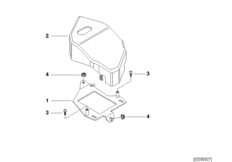 Poj. części reflektora ksenonowego (63_0693) dla BMW 3' E46 M3 Cou ECE