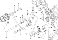 Głowica cylindrów-Vanos/elementy dod. (11_3200) dla BMW 5' E39 M5 Lim USA