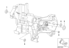 Skrzynia biegów/pierścień uszcz. wału (23_0870) dla BMW R 1150 R 01 (0429,0439) USA