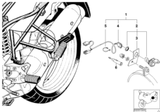 Zest. dopos. - gniazdo (61_0281) dla BMW R 1100 GS 94 (0404,0409) USA