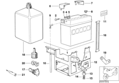 Akumulator (61_0252) dla BMW R 80 R 91 ECE