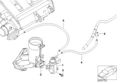 Sterowanie podciśnieniowe-AGR (11_3332) dla BMW X3 E83 LCI X3 2.0d SAV ECE