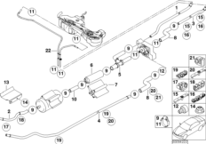 Przewód paliwa/Pompa oleju napędowego (16_0512) dla BMW 3' E46 330Cd Cou ECE