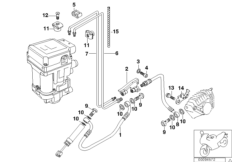 Przewód hamulcowy tylny Integral ABS (34_1247) dla BMW K 1200 GT 01 (0548,0558) ECE