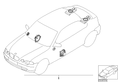 BMW Sound Modul (03_1449) dla BMW 3' E46 316ti Com ECE