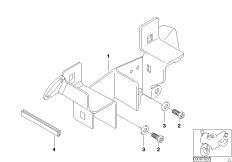 Uchwyt na narzędzia (46_0409) dla BMW R 1200 Montauk 03 (0309,0319) ECE