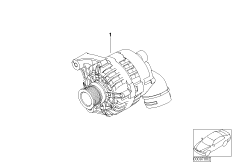 Prądnica (12_2313) dla BMW 5' E39 525i Tou ECE