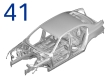 Elementy blasz. karoserii dla BMW 5' E39 520i Lim ECE
