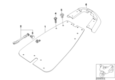 Supporting plate and cover f authorities (65_1193) dla BMW F 650 GS 04 (0175,0185) ECE
