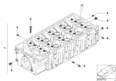 Głowica cylindrowa (11_7593) dla BMW 7' E38 740d Lim ECE