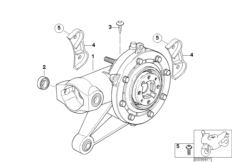 Przekładnia tylnej osi (33_1134) dla BMW R 1150 GS Adv. 01 (0441,0492) ECE