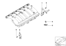 Elementy dod. instalacji ssącej (11_3406) dla BMW 3' E46 325i Lim USA