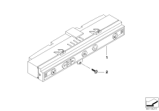 Zespół przełączników konsoli środkowej (61_1614) dla BMW Z4 E85 Z4 3.0i Roa USA