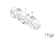 Panel obsługi klimatyzacji (64_1268) dla BMW Z4 E85 Z4 3.0si Roa USA