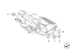 Napęd nastawczy autom. klimatyzacji (64_1281) dla BMW Z4 E85 Z4 2.5i Roa USA