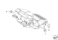 Napęd nastawczy ogrzewania (64_1284) dla BMW Z4 E85 Z4 2.2i Roa ECE